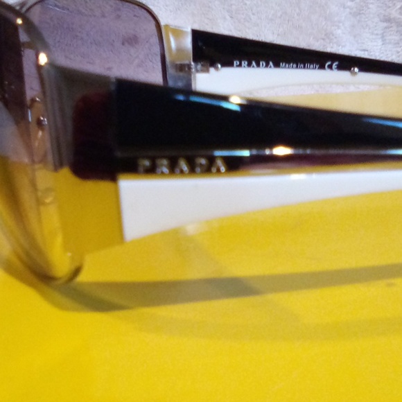 Prada Silver Pilot Glasses, SPR75G, 6BA-3M1, 64*14 / 115. - Picture 9 of 13